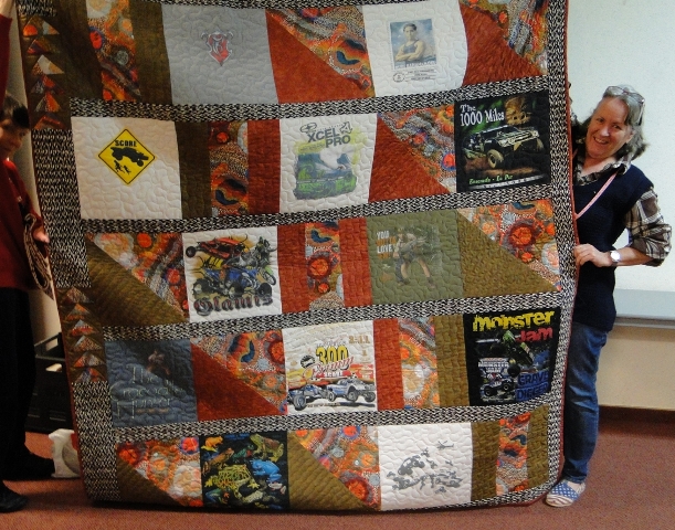 Lynette Whitman - "Adventure" T-shirt Quilt